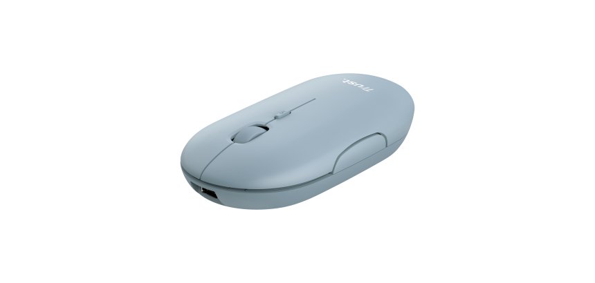 Trust Puck souris Bureau Ambidextre RF sans fil + Bluetooth 1600 DPI