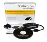 StarTech.com USB 3.0 naar DVI / VGA Adapter, 2048x1152, Externe Video & Graphische Kaart, Dual Monitor Display Adapter Kabel, Ondersteunt Mac & Windows