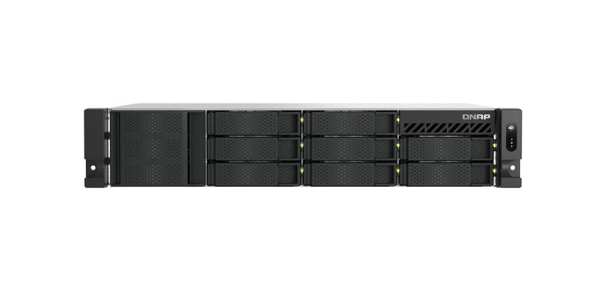 QNAP TS-855EU-8G NAS/storage server Rack (2U) Intel Atom® C5125 8 GB DDR4 0 TB QuTS hero Black