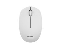 Nilox Ratón Wireless 1000 DPI, 3 botones, Gris