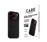 PanzerGlass CARE™ by ® Solo Vegan Leather Case Black w. MagSafe iPhone 18 Pro | 17 Pro protective phone cover Black Case