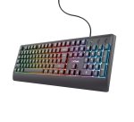 Trust GXT 792 QUADROX clavier Souris incluse Gaming USB Français Noir