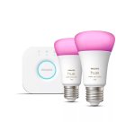 Philips Hue White and Color ambiance Starter kit: 2 lampadine connesse E27 (1100)
