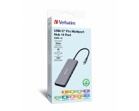 Verbatim CMH-14 USB Type-C 5000 Mbit/s Argent