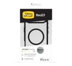 OtterBox React MagSafe Series pour Apple iPhone Air, noir Crystal, transparente/noir