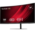 Viewsonic VG3419C-2 écran plat de PC 86,4 cm (34") 3440 x 1440 pixels UltraWide Quad HD LED Noir