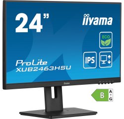 iiyama ProLite XUB2463HSU-B1 Monitor PC 61 cm (24") 1920 x 1080 Pixel Full HD LED Nero