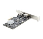 StarTech.com Carte Réseau PCIe à 2 Ports 2,5 Gbps NBASE-T, Intel I225-V - Carte Réseau pour PC - Carte Réseau Ethernet Multi-Gigabit - Carte LAN Serveur PCI Express 2.1 - Interface Ethernet de Bureau