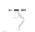 Neomounts NM-D775DXWHITE Monitorarm 10-32" - gasveer - Topfix - 180°-stop