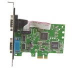 StarTech.com Scheda Seriale PCI Express da 2 porte DB9 con UART 16C1050 - RS232