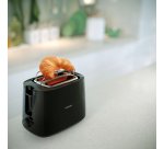Philips Daily Collection Tostapane HD2583/90, 600W, 2 pinze, 8 livelli di tostatura