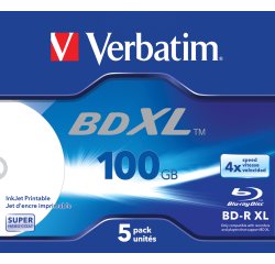 Verbatim - BD-R XL x 5 - 100 GB - storage media