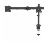 StarTech.com Desk Mount Triple Monitor Arm - Ergonomic VESA 3 Monitor Mount up to 27" (17.6lb/8kg) - Articulating & Height Adjustable Pole Mount - Tilt/Swivel/Rotate LCD/LED Screen - Desk Clamp/Grommet