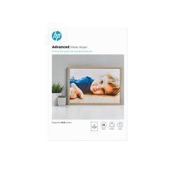 HP Carta fotografica Advanced, lucida, 250 g/m2, A3 (297 x 420 mm), 20 fogli