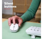 Trust Yvi+ mouse Universal Ambidextrous RF Wireless + Bluetooth Optical 1600 DPI
