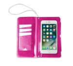 Celly SPLASHWALL18PK mobile phone case 14.5 cm (5.7") Wallet case Pink
