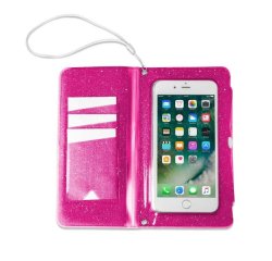 Celly SPLASHWALL18PK mobile phone case 14.5 cm (5.7") Wallet case Pink