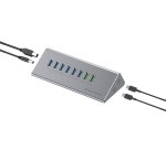 Conceptronic HUBBIES18G hub di interfaccia USB 3.2 Gen 1 (3.1 Gen 1) Type-B 5000 Mbit/s Grigio