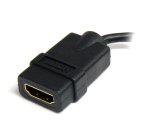 StarTech.com Micro HDMI naar HDMI Adapter, 4K 30Hz Video, Duurzame High Speed Micro HDMI Type-D naar HDMI 1.4 Converter/Kabel Adapter Dongle, Ultra HD HDMI Monitors, TVs & Displays, M/F