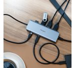 Targus DOCK427GL laptop dock & poortreplicator Bedraad USB 3.2 Gen 2 (3.1 Gen 2) Type-C Grijs