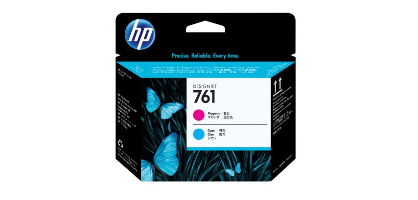 HP 761 - cyan, magenta - tête d'impression