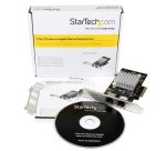 StarTech.com Tarjeta Adaptador de Red PCI Express PCI-E Gigabit Ethernet con 2 Puertos RJ45 Chipset Intel i350