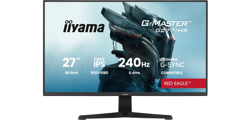 iiyama G-MASTER G2771HS-B1 écran plat de PC 68,6 cm (27") 1920 x 1080 pixels Full HD Noir