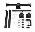 StarTech.com Desk Mount Triple Monitor Arm - Ergonomic VESA 3 Monitor Mount up to 27" (17.6lb/8kg) - Articulating & Height Adjustable Pole Mount - Tilt/Swivel/Rotate LCD/LED Screen - Desk Clamp/Grommet