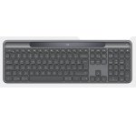 Logitech Signature Slim Solar+ K980 for Business clavier Universel RF sans fil + Bluetooth QWERTY US International Graphite