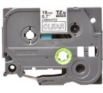 Brother TZE-145 ruban d'étiquette Blanc sur transparent