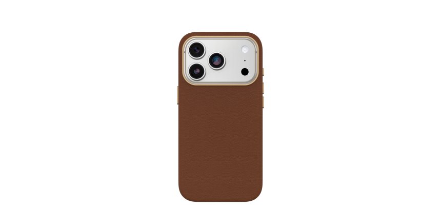 OtterBox Symmetry Cactus Leather Series voor Apple iPhone 17 Pro, Desert Saddle