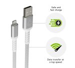 dbramante1928 CB25ALGR7119 câble Lightning 2,5 m Blanc