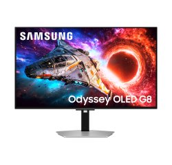 Samsung G80SH écran plat de PC 81,3 cm (32") 3840 x 2160 pixels 4K Ultra HD OLED Argent