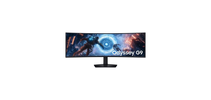 Samsung G91F écran plat de PC 124,5 cm (49") 5120 x 1440 pixels Dual QHD LCD Noir