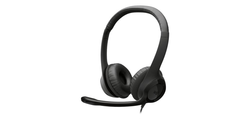 Logitech H390 USB Casque Avec fil Arceau Appels/Musique USB Type-C Noir