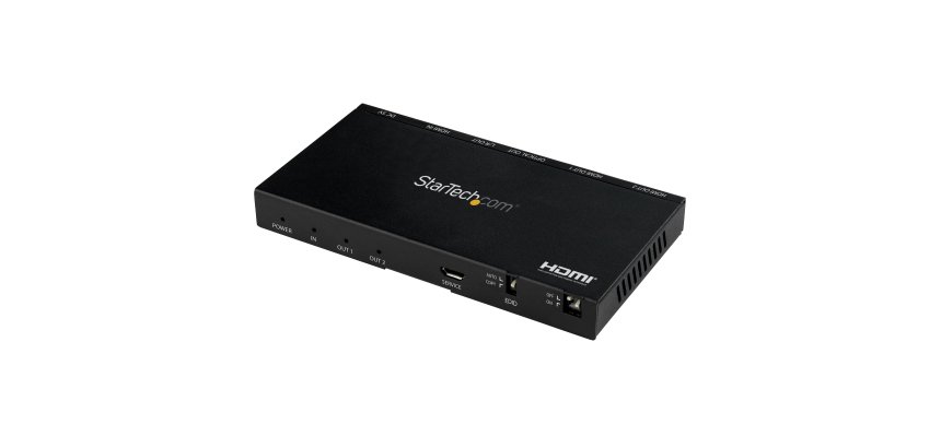 StarTech.com Répartiteur HDMI à 2 ports - 4K 60 Hz avec scaler incorporé - Son surround 7.1