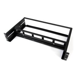 StarTech.com Kit de Rail DIN 2U pour Rack Standard 19" - Rail DIN pour Montage en Rack à Profondeur Réglable avec Rails Top Hat, Mini, G, Capacité de Poids de 12.5kg