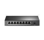 TP-Link TL-SF1008P Non-géré Fast Ethernet (10/100) Connexion Ethernet, supportant l'alimentation via ce port (PoE) Noir