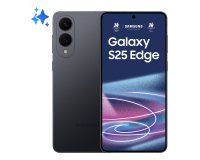 Samsung Galaxy S25 Edge, Smartphone AI, Display 6.7'' QHD+ Dynamic AMOLED 2X, Fotocamera 200MP, RAM 12GB, 256GB, 3.900 mAh, Titanium Jetblack