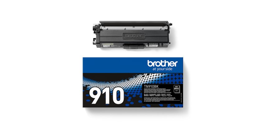 Toner Brother TN-910BK haute capacité pour imprimante laser noir