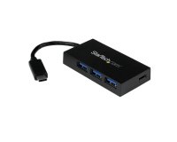 StarTech.com Concentrador USB 3.0 (5Gbps) de 4 Puertos - USB-C a 1x USB-C y 3x USB-A
