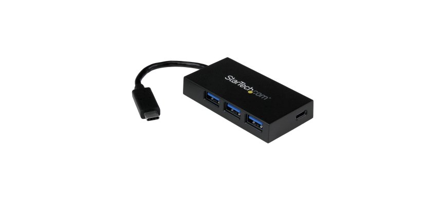 StarTech.com Hub USB 3.2 Gen 1 (5Gbps) à 4 ports - Concentrateur USB-C vers 1x USB-C 3x USB-A
