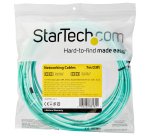 StarTech.com 7m (22ft) LC/UPC to LC/UPC OM4 Multimode Fiber Optic Cable, 50/125µm LOMMF/VCSEL Zipcord Fiber, 100G, Low Insertion Loss - LSZH Fiber Jumper Cord