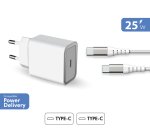 BIG BEN FPLICS25WCBLCCRW chargeur d'appareils mobiles Smartphone Blanc Secteur Charge rapide Intérieure