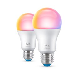 WiZ Bulb 8W (Eq.60W) A60 E27 x2