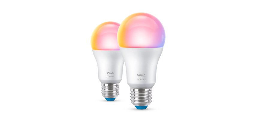 WiZ Bulb 8W (Eq.60W) A60 E27 x2