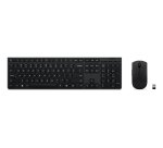 Lenovo 4X31R64325 clavier Souris incluse Bureau RF sans fil + Bluetooth Français Noir