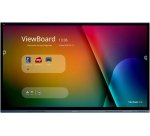 Viewsonic IFP7562 pantalla de señalización Panel plano interactivo 190,5 cm (75") LED Wifi 350 cd / m² 4K Ultra HD Negro Pantalla táctil Procesador incorporado Android