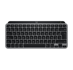 Logitech MX Keys Mini For Mac clavier maison/bureau Bluetooth AZERTY Français Noir, Gris