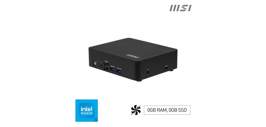 MSI Cubi NUC TWG S-006BEU USFF Nero N150 Intel SoC BGA 1264 3,6 GHz